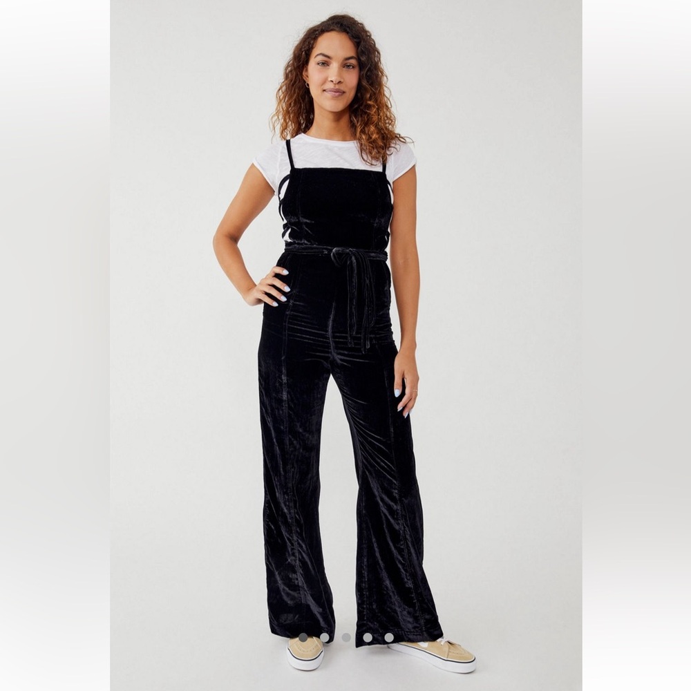 Free people 90s forever overalls